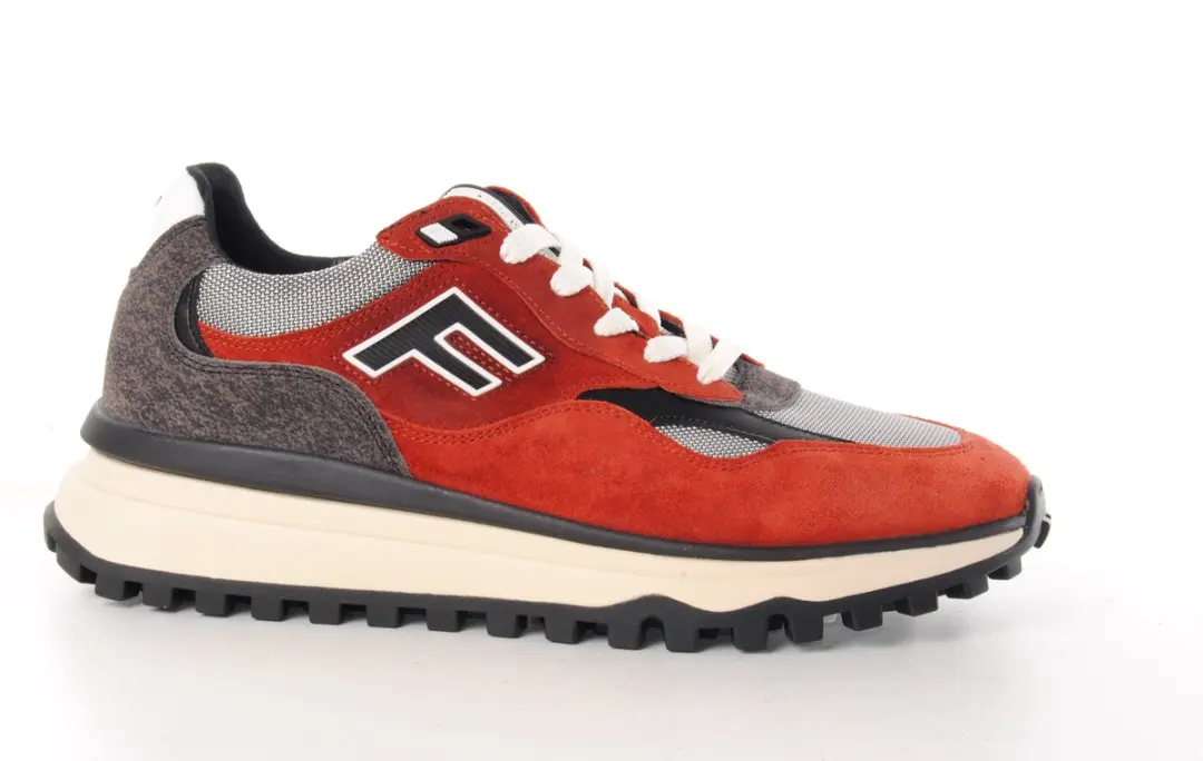 Floris van Bommel DE GRIPPER 01.04 Lage Sneakers - Bruin - Maat 45.5