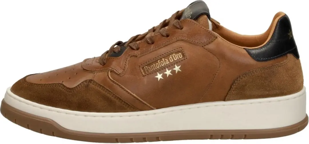 Pantofola d'Oro Sirmione Sneakers - Cognac Suede - afbeelding 2 van 6
