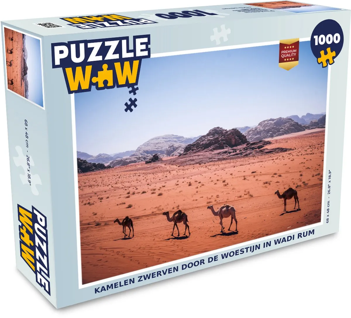 PuzzleWow Legpuzzel Wadi Rum 1000 Stuks