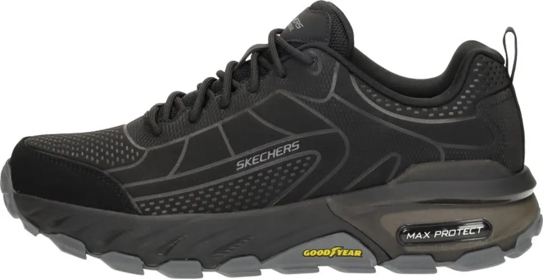 Skechers Max Protect Ironguard Heren Sneakers 302228 - Zwart - afbeelding 2 van 6
