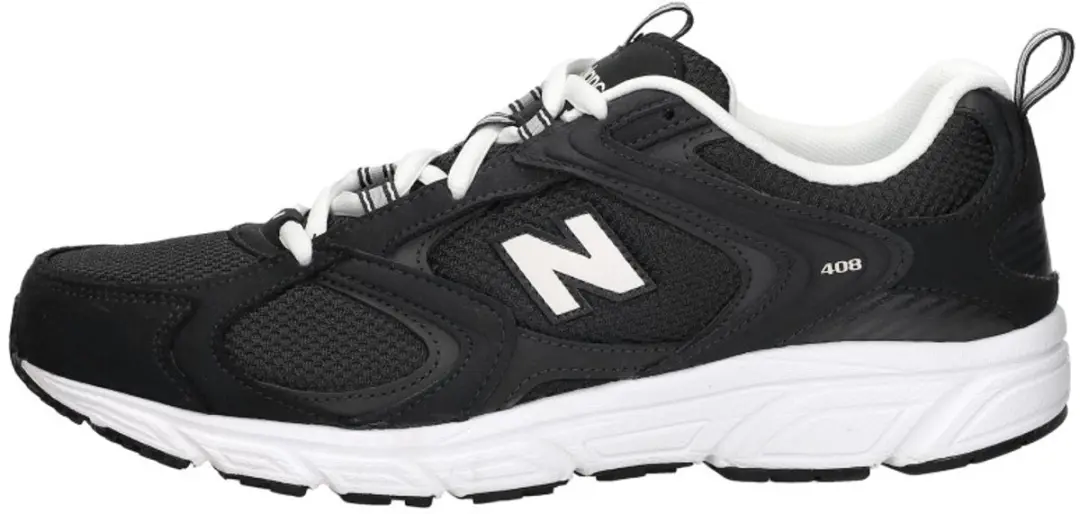 New Balance 408 Heren Sneakers - Zwart/Wit - Maat 45 - afbeelding 2 van 6