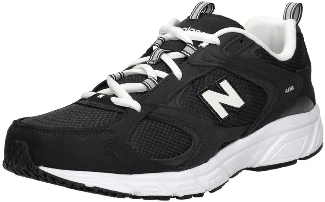 New Balance 408 Heren Sneakers - Zwart/Wit - Maat 45 - afbeelding 4 van 6