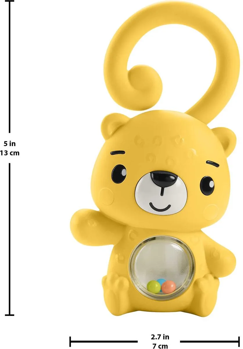 Fisher-Price Shake & Rattle Luierbeertje - Geel - afbeelding 6 van 6