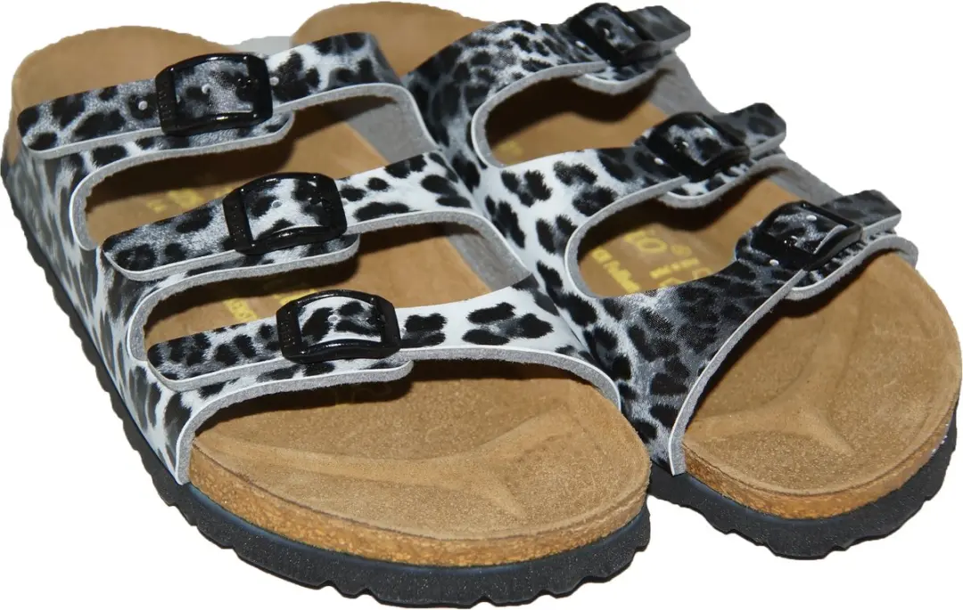 Birkenstock Florida Smal Slides - 35 - Leopard Classic Black - afbeelding 6 van 6