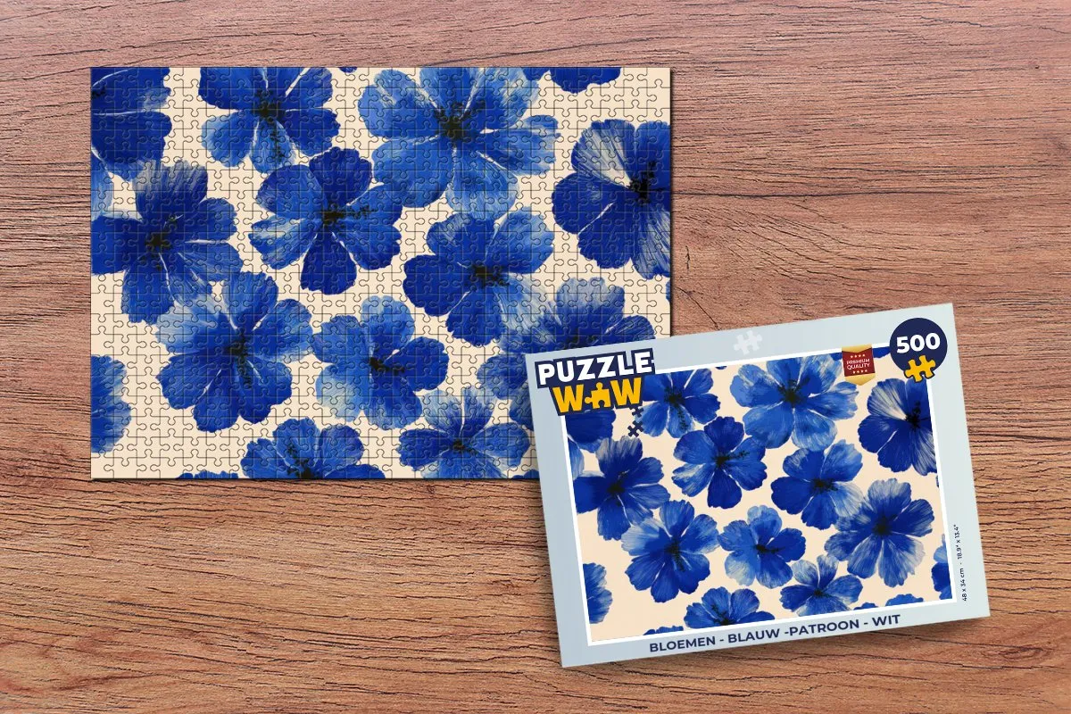 PuzzleWow Bloemen Legpuzzel 500 Stuks - Multicolor