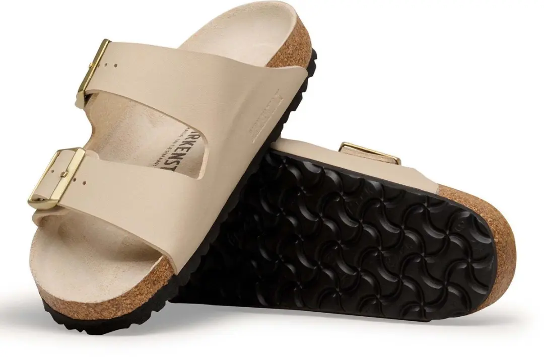 Birkenstock Arizona BF Triples Sandalen - Vrouwen 40 - Beige - afbeelding 6 van 6
