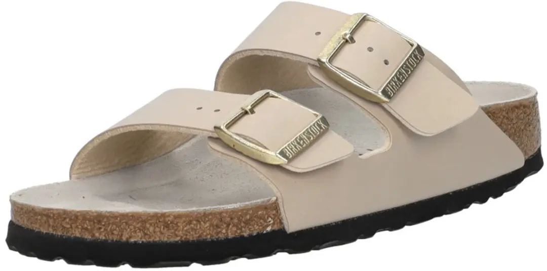 Birkenstock Arizona BF Triples Sandalen - Vrouwen 40 - Beige - afbeelding 4 van 6