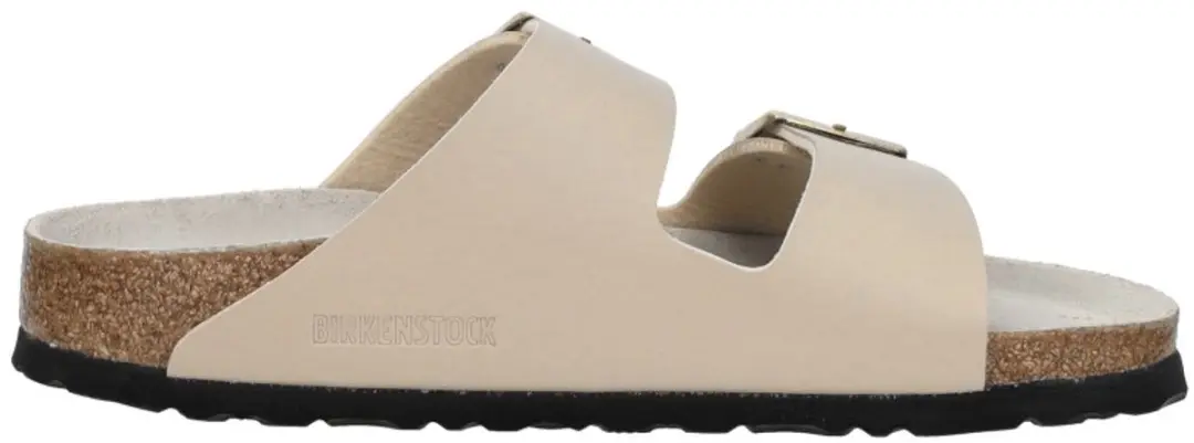 Birkenstock Arizona BF Triples Sandalen - Vrouwen 40 - Beige - afbeelding 2 van 6