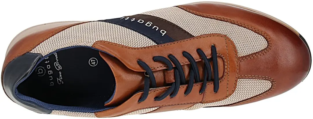 Bugatti 311-A9Q05-4169 Herensneaker - 42 - Cognac - afbeelding 4 van 6
