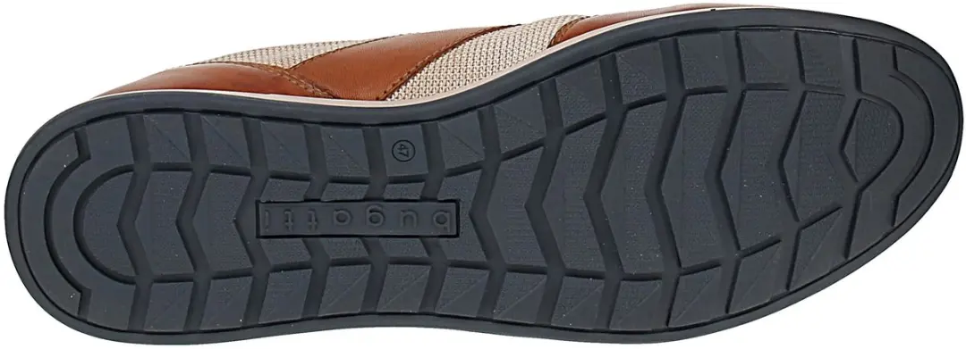 Bugatti 311-A9Q05-4169 Herensneaker - 42 - Cognac - afbeelding 3 van 6