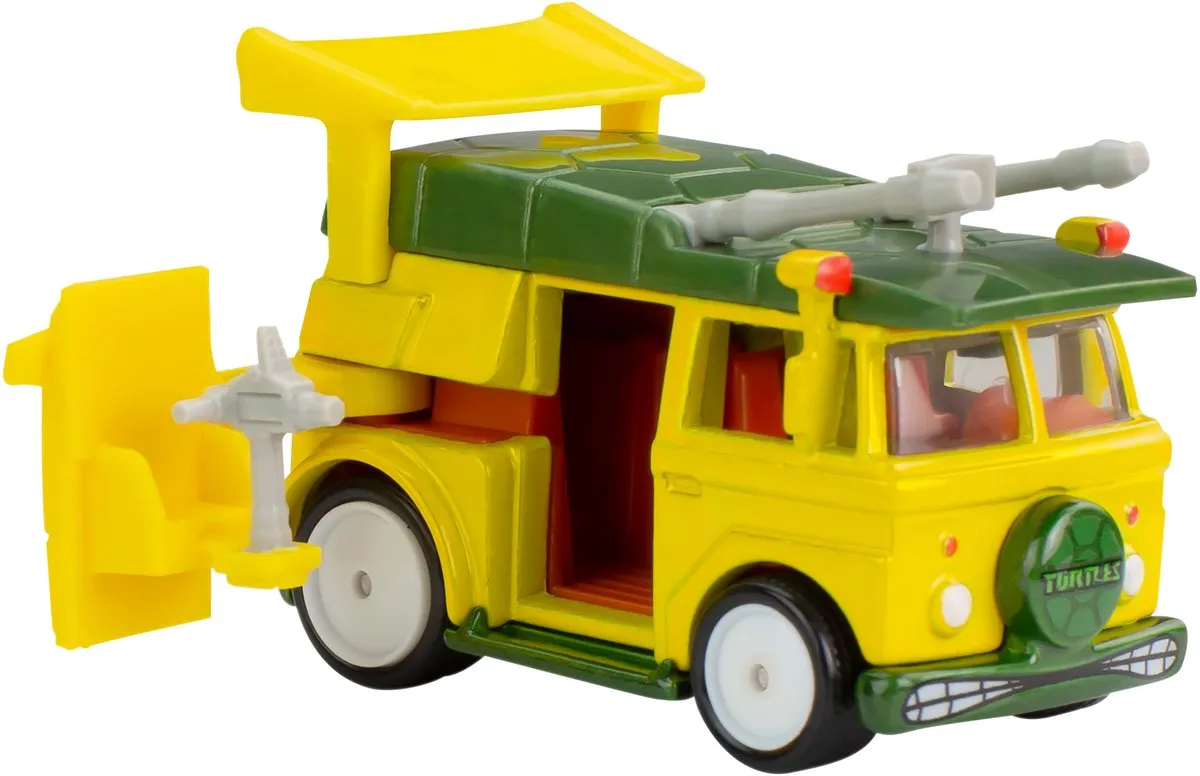 Hot Wheels Party Wagon HXF04 - Schaal 1/64 - Turtles Geel