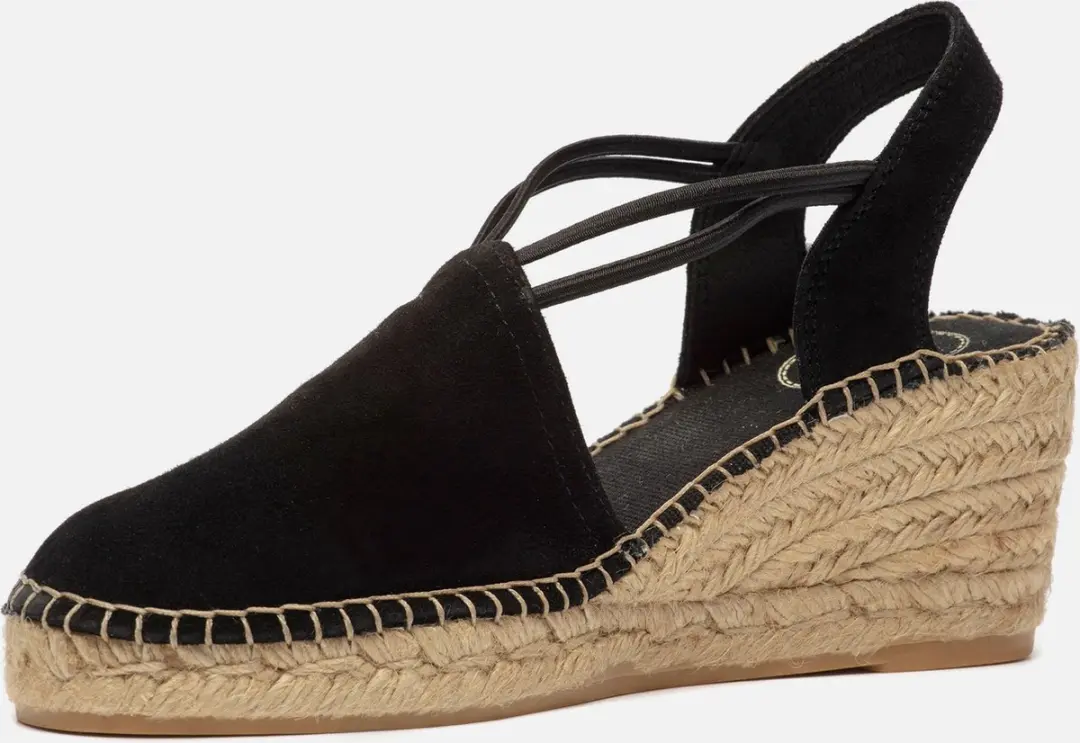 Toni Pons Tremp Espadrilles zwart Suede