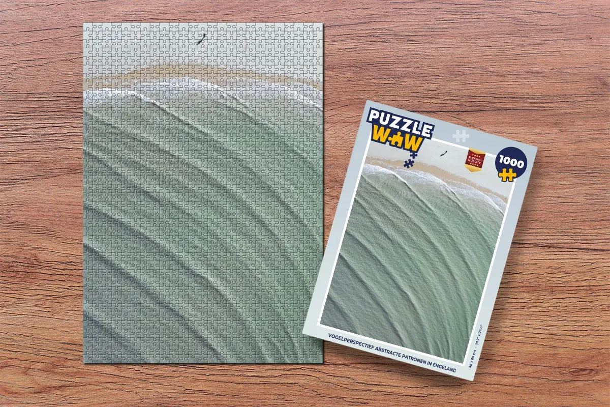 PuzzleWow Legpuzzel 1000 Stuks - Abstracte Patronen - Multicolor