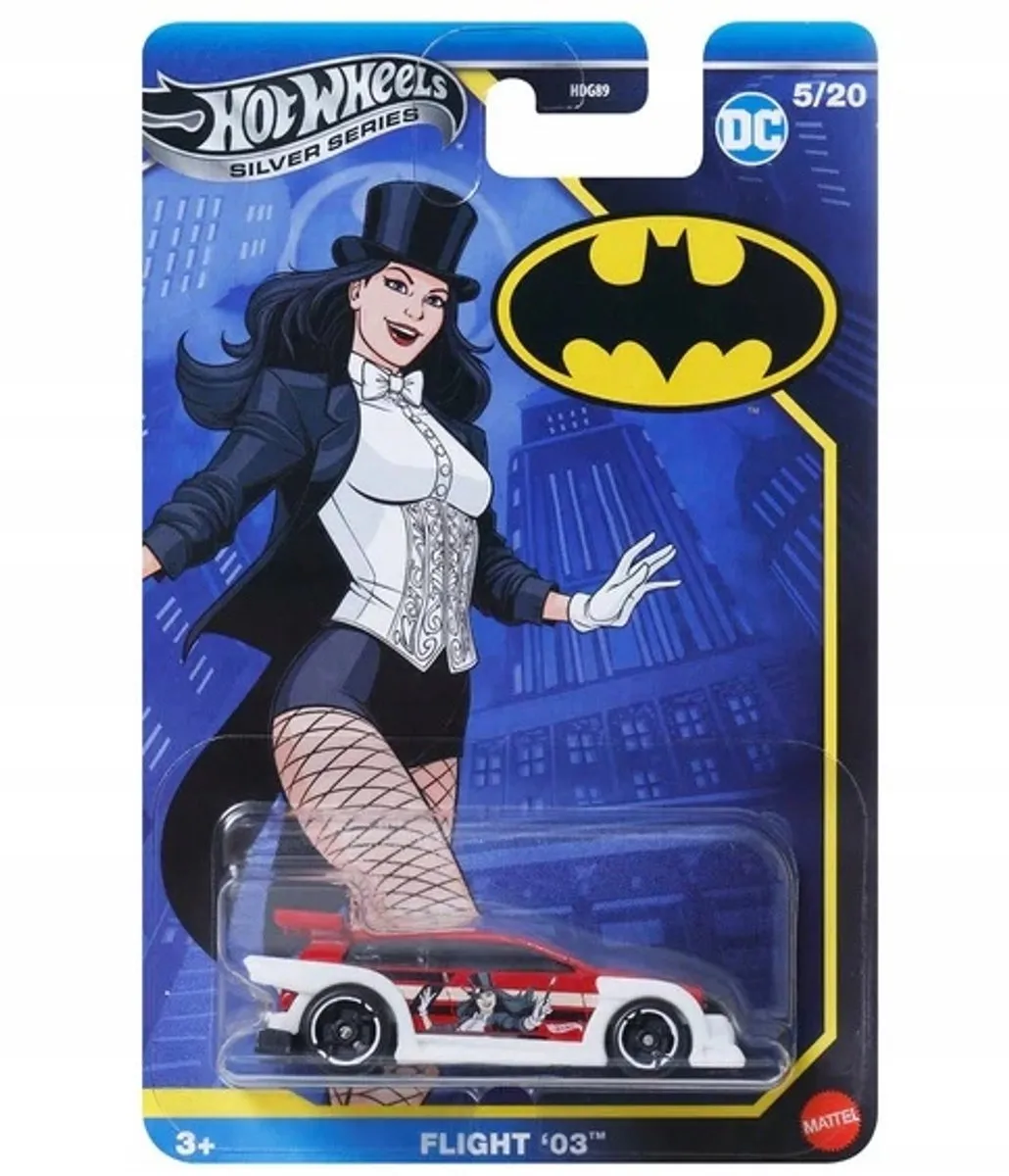 Hot Wheels Silver Series DC Batman Vlucht '03 Auto 1:64
