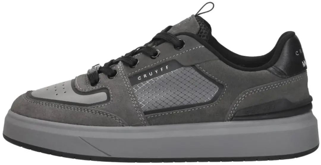 Cruyff Junior Endorsed Tech Pinstripe Sneakers - Grijs - afbeelding 2 van 6