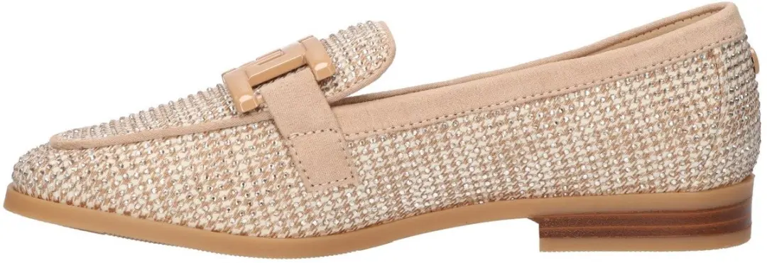 La Strada Loafer Textiel - Taupe - Maat 38 - afbeelding 3 van 6