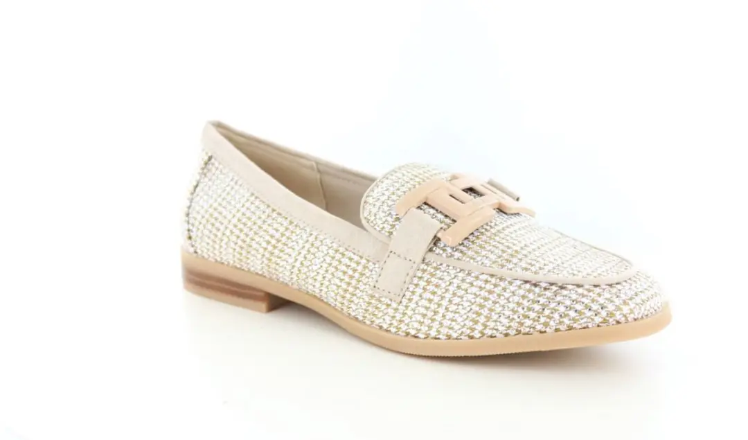 La Strada Loafer Textiel - Taupe - Maat 38 - afbeelding 2 van 6