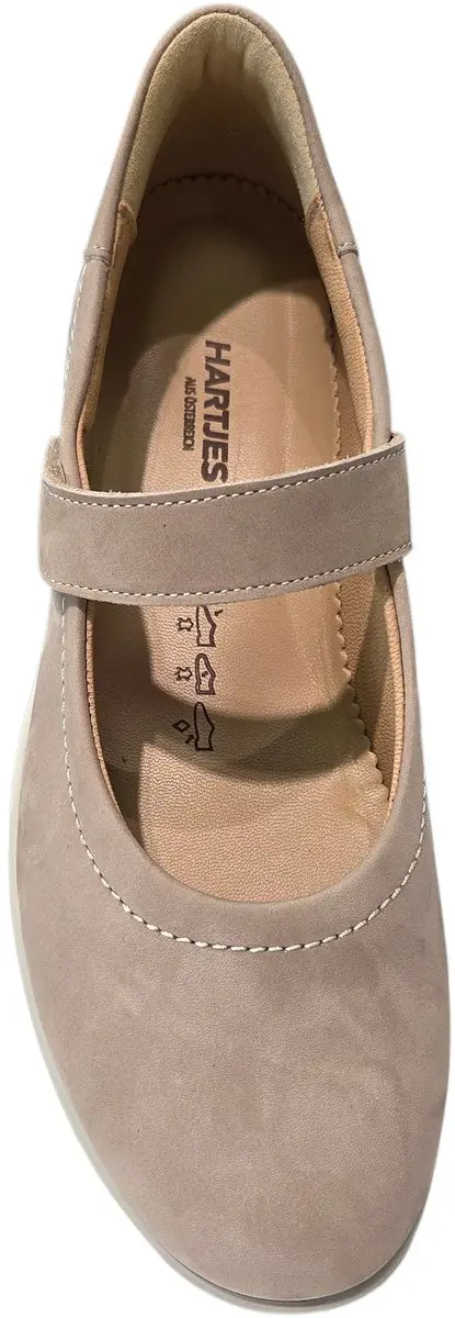 Hartjes 162.2102/20 Bandschoen Nubuck Beige - Dames 37 - afbeelding 2 van 4