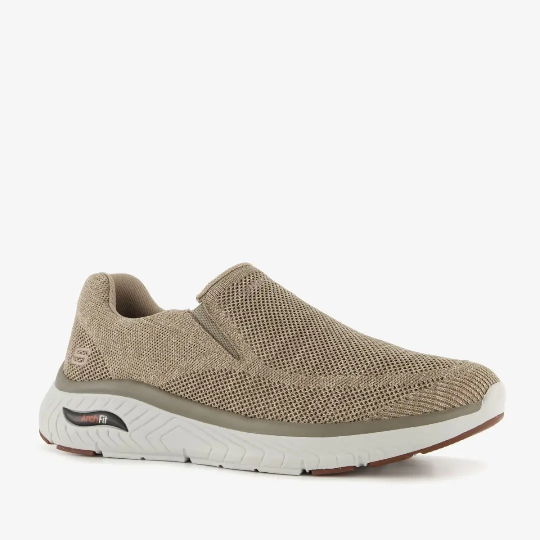 Skechers Arch Fit heren sneakers beige
