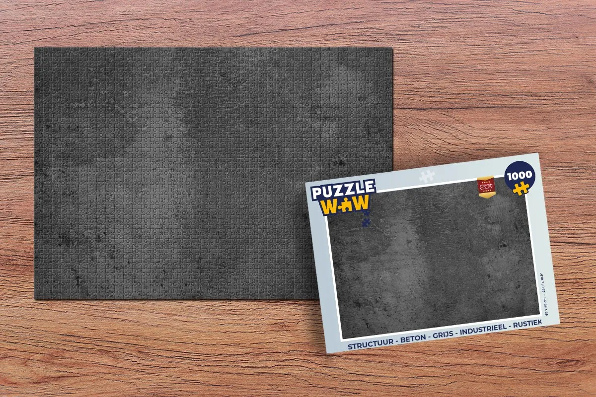 PuzzleWow Betonprint Legpuzzel 1000 Stuks - Multicolor