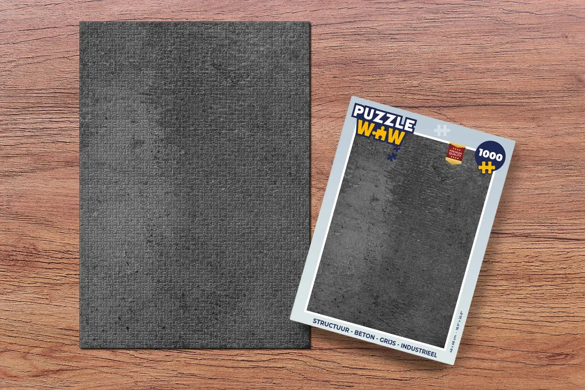 PuzzleWow Betonprint Legpuzzel 1000 Stuks - Multicolor