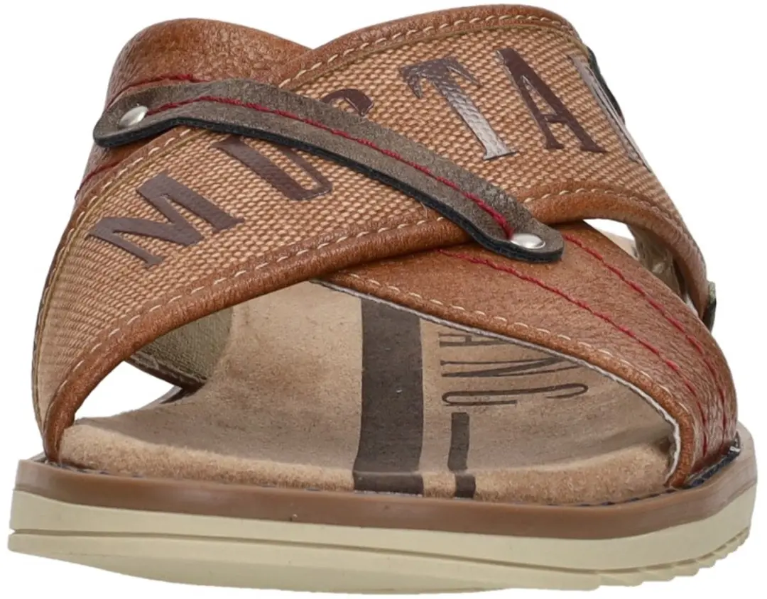 Mustang Open Teen Badslipper - Cognac - 44 - afbeelding 6 van 6
