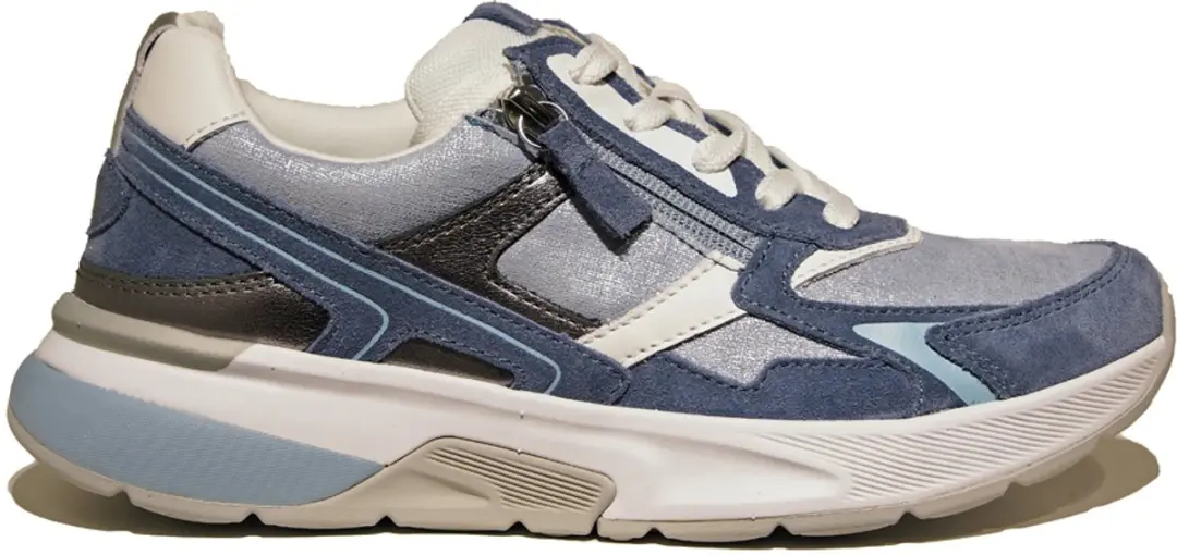 Gabor Rollingsoft Sneaker 86.848.46 Denim Blauw