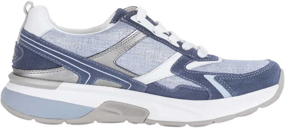 Gabor Rollingsoft Sneaker 86.848.46 - Denim Blauw/Wit