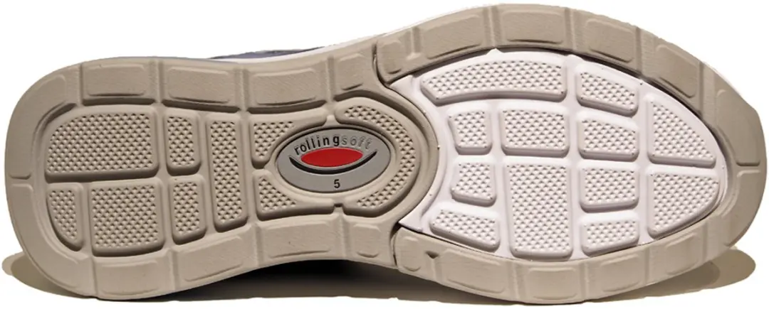 Gabor Rollingsoft Sneaker 86.848.46 - Denim Blauw/Wit