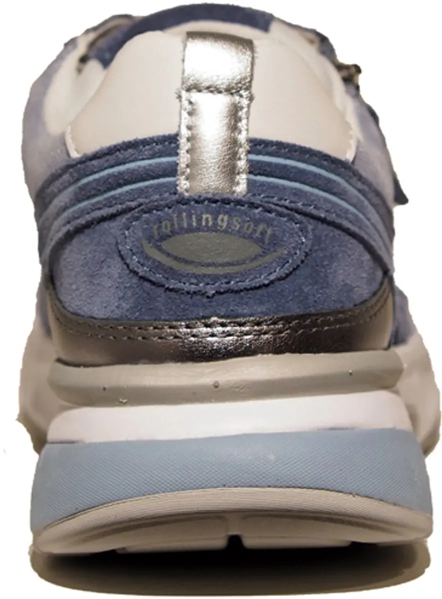 Gabor Rollingsoft Sneaker 86.848.46 - Denim Blauw/Wit