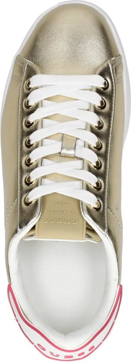 Guess Rockies8 Lage Dames Sneakers - Platinum - Maat 36 - afbeelding 5 van 6