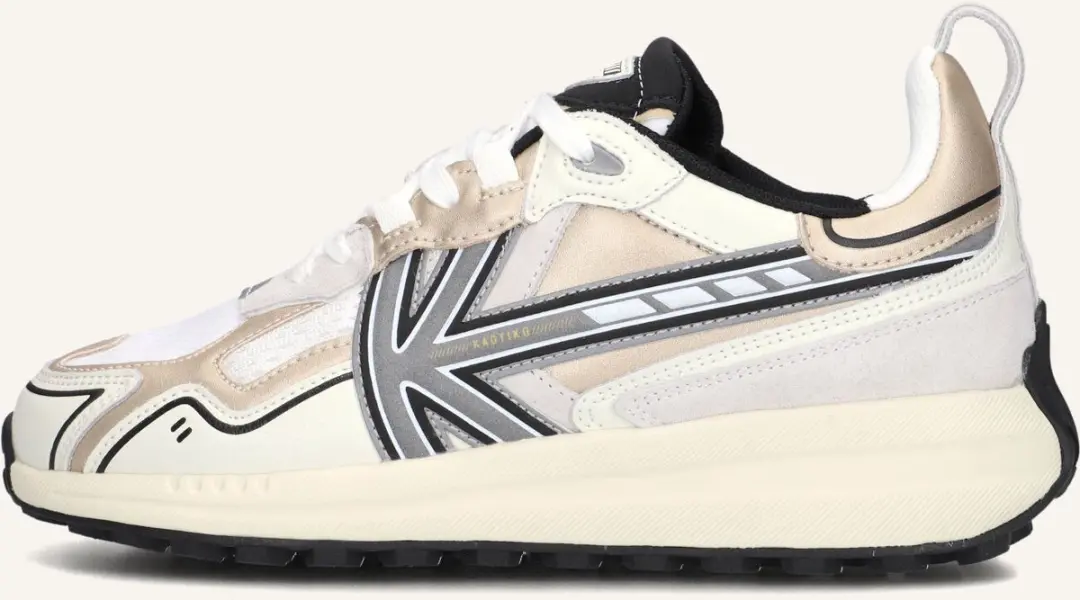Kaotiko Detroit Tech Dames Sneakers - Goud - Maat 42 - afbeelding 6 van 6