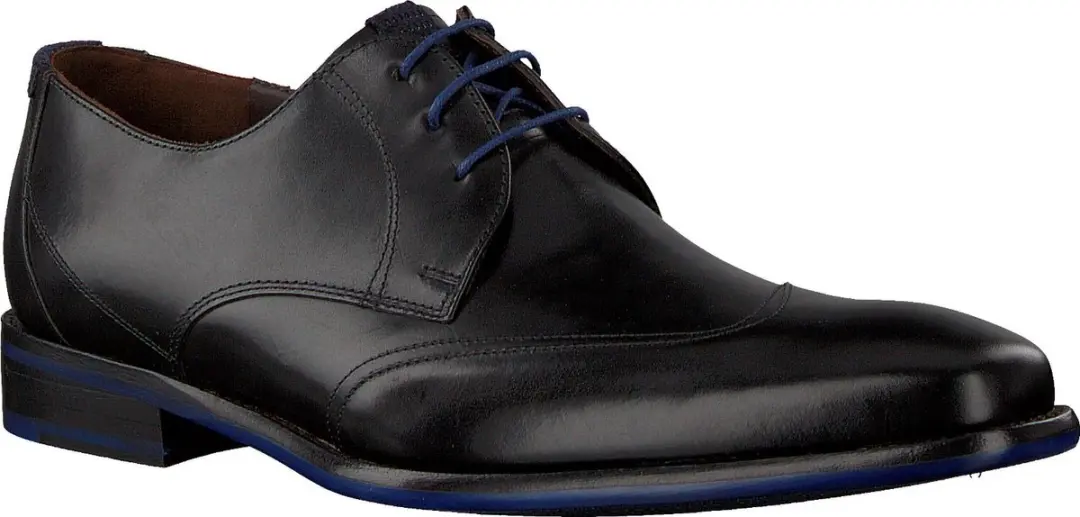 Floris van Bommel 30173 Nette Schoenen - Heren - Zwart - afbeelding 5 van 6
