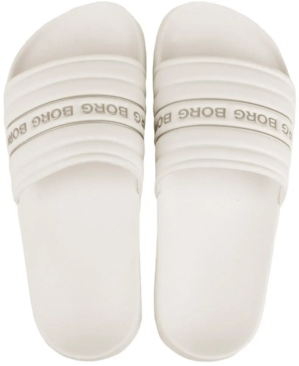 Björn Borg dames slippers harper logo wit