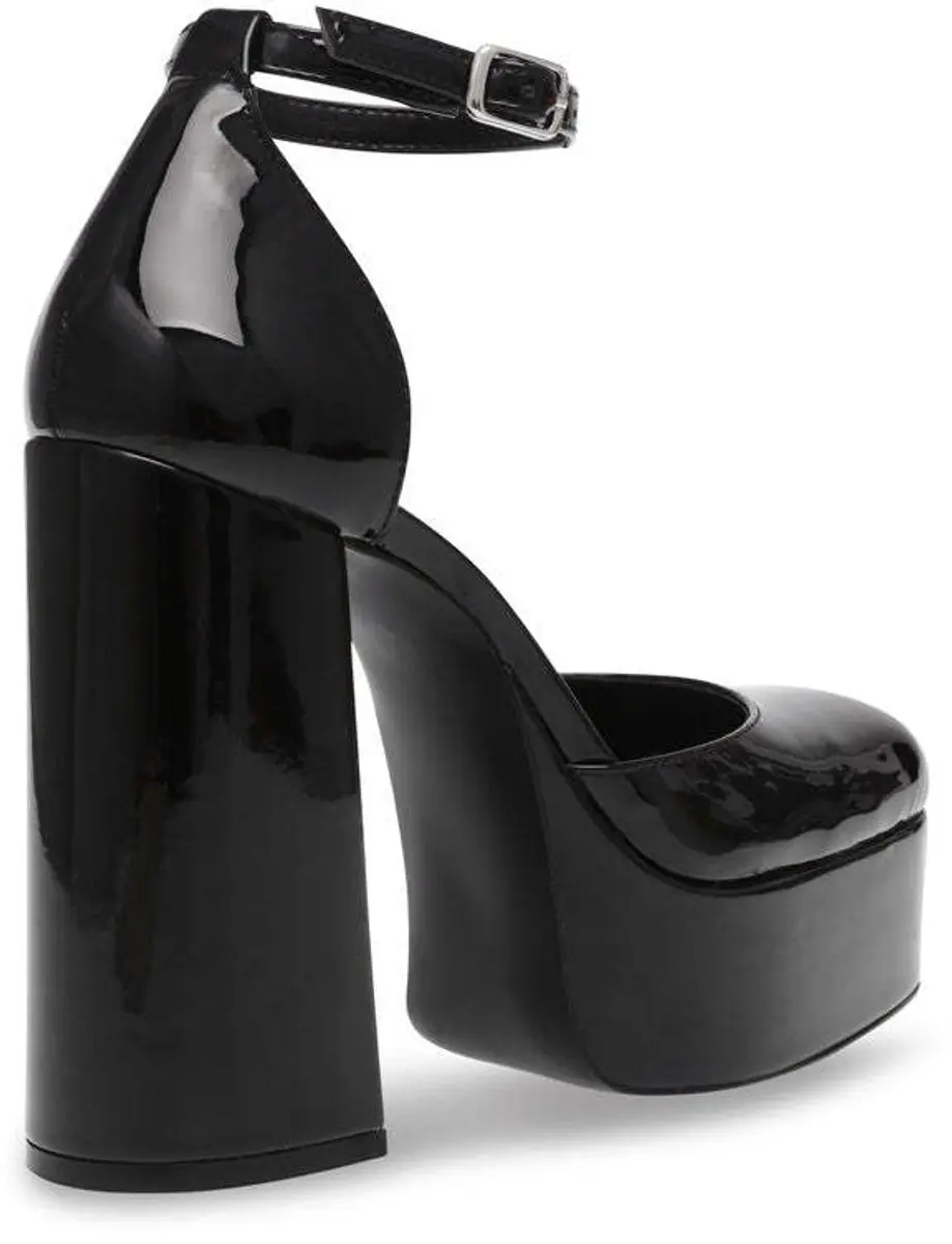 Steve Madden Tamy Dameshakken - Zwart Lak - Maat 41 - afbeelding 3 van 6