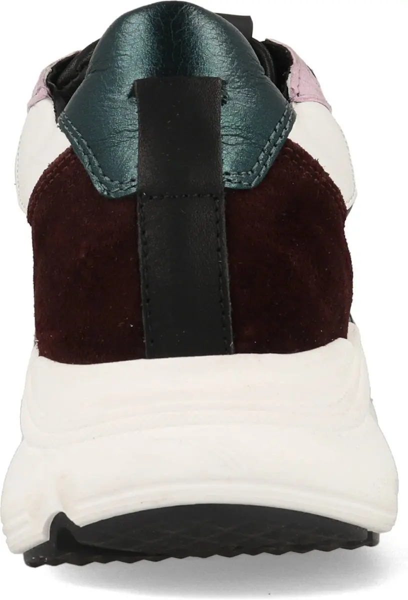 Maruti Raven Leren Sneakers - Dames - Groen - Maat 41 - afbeelding 5 van 6