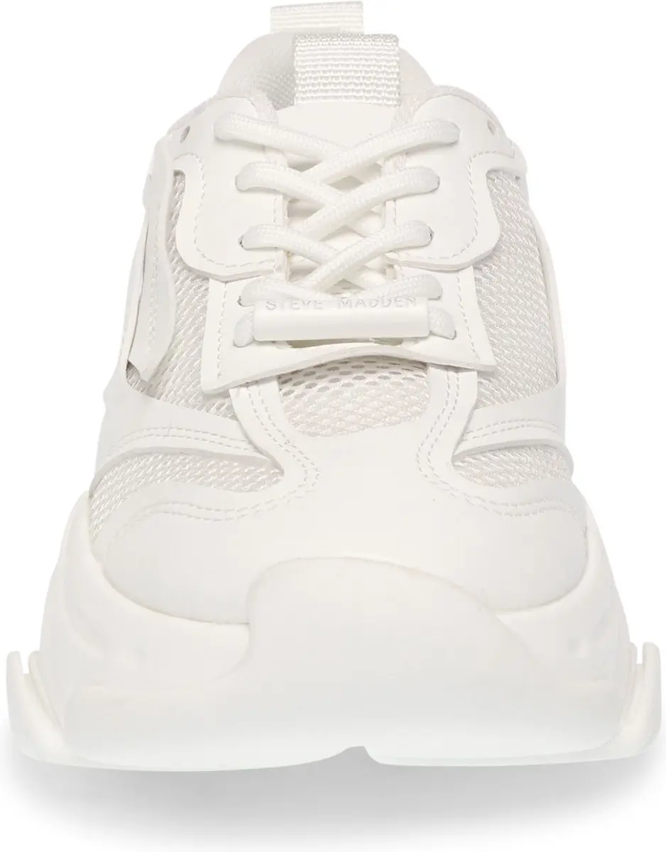 Steve Madden Possession Lage Sneakers Wit - Maat 39 - afbeelding 3 van 6