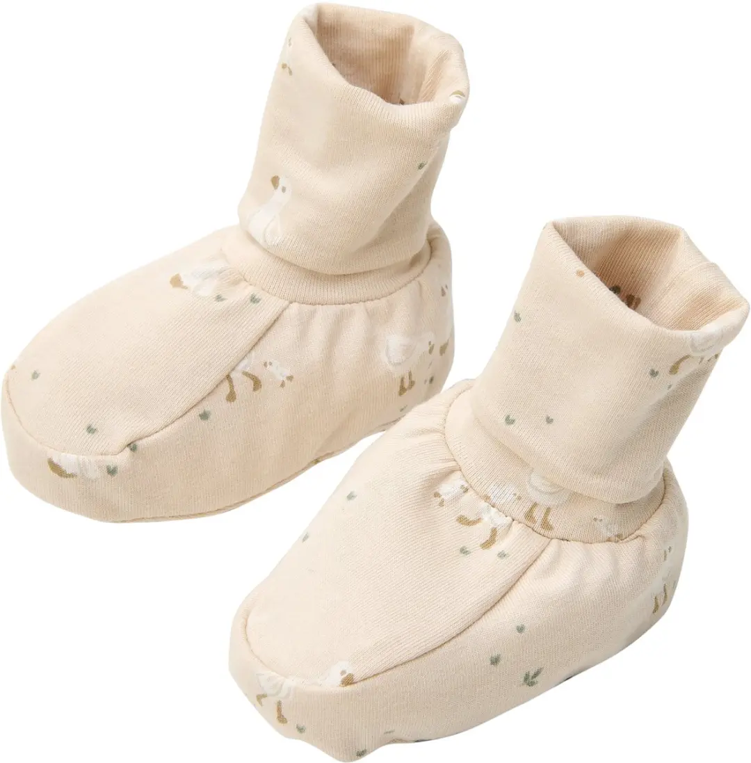 Little Dutch Newborn Naturals Little Goose Slofjes - Meerkleurig