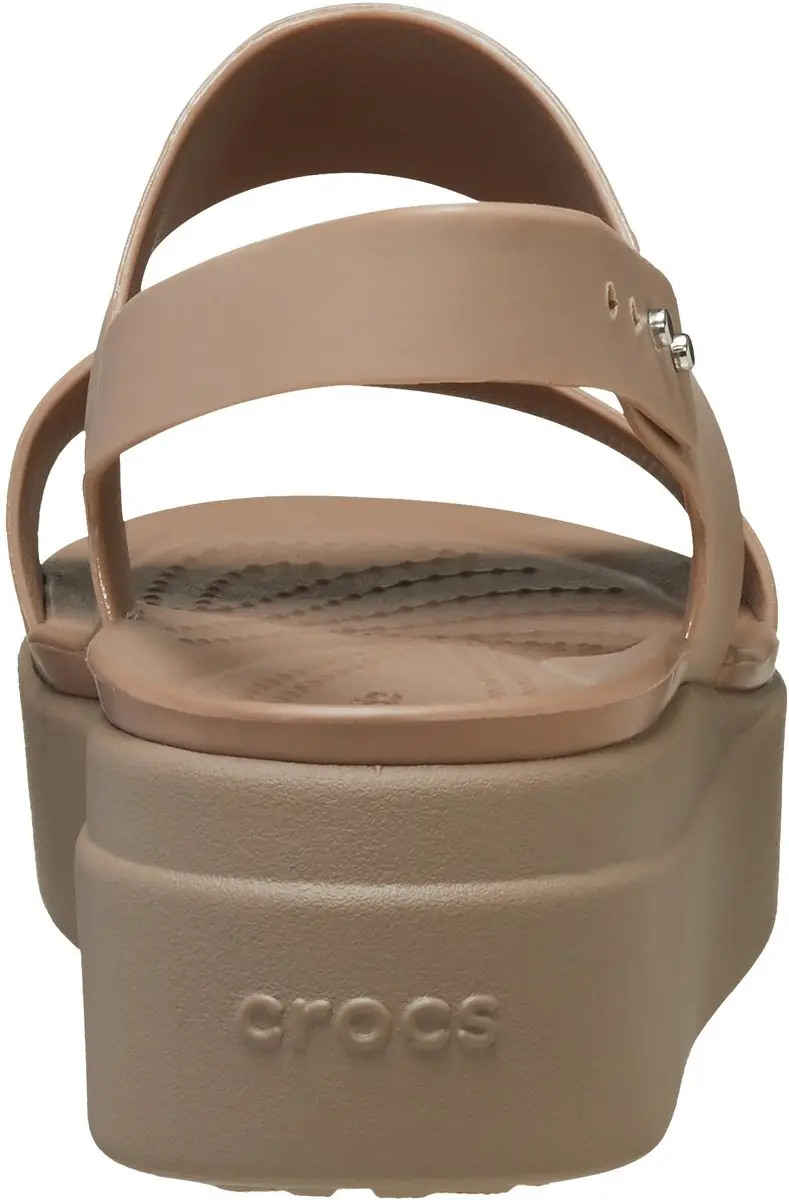 Crocs Brooklyn Low Wedge Damessandalen 206453 - Latte/Mushroom - afbeelding 5 van 6