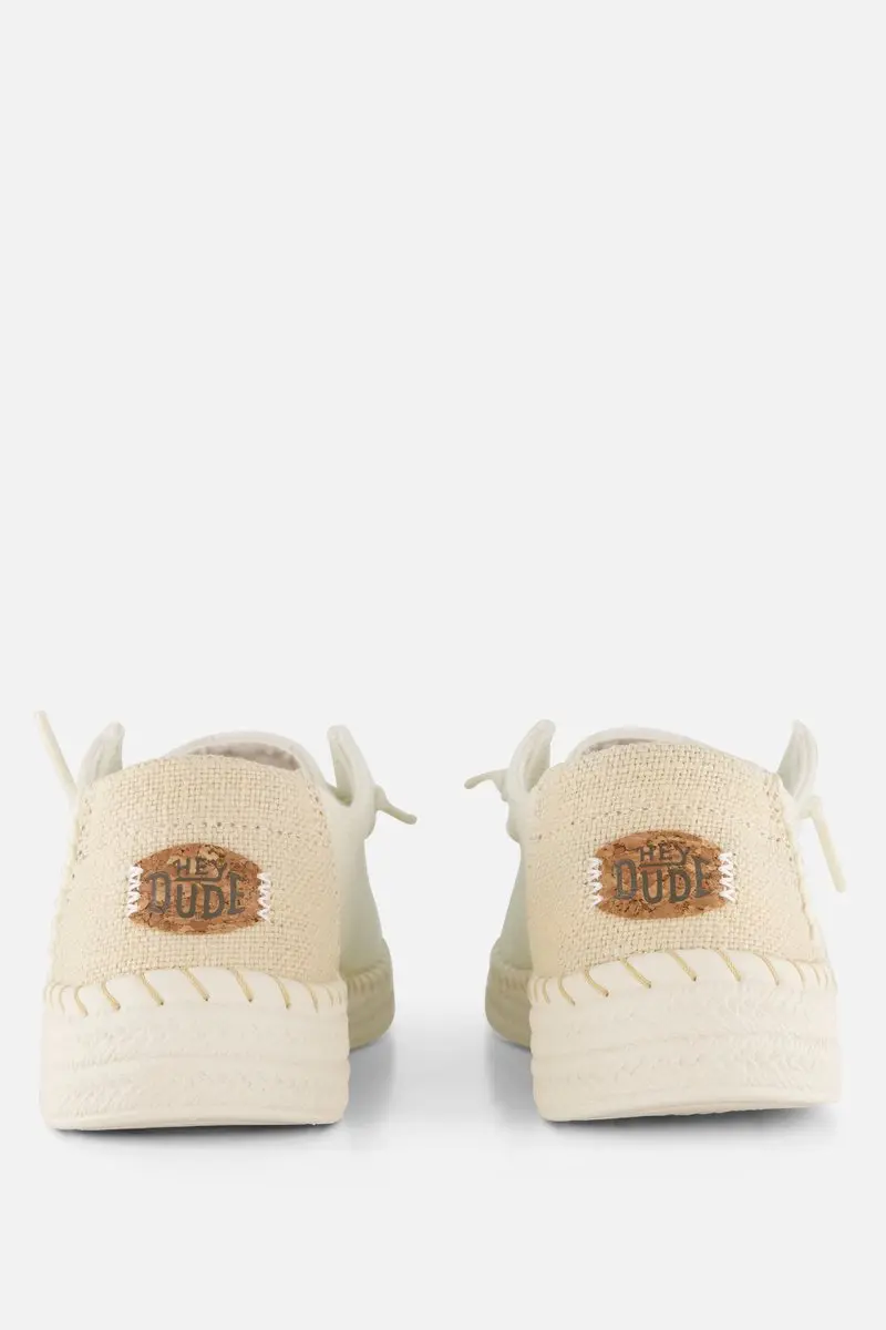 HEYDUDE Wendy Woven Instappers - Wit - Maat 40 - afbeelding 5 van 6