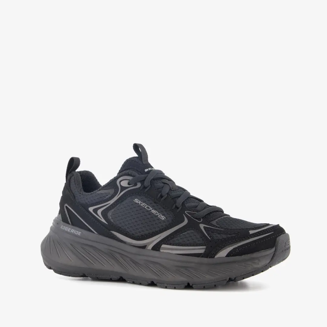 Skechers Edgeride Silver Eclipse sneakers zwart