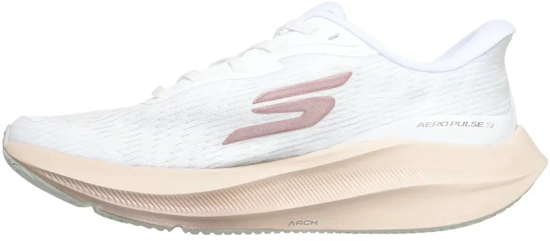 Skechers SKX Aero Pulse Hands Free Slip-Ins Dames Sneaker - Wit - afbeelding 4 van 6