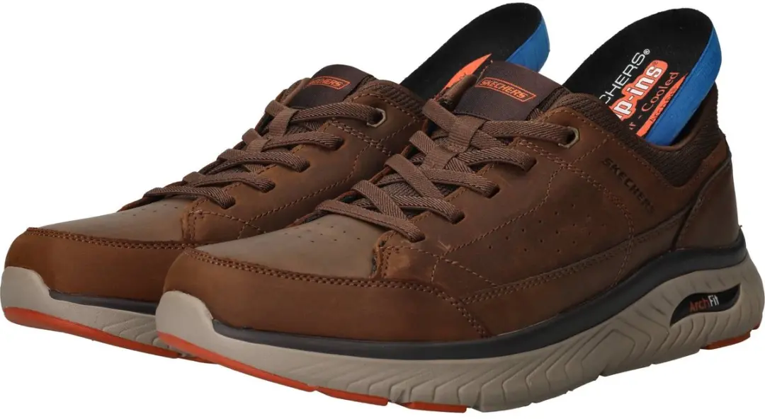 Skechers Slip-ins Arch Fit Crosser Felix - Bruin - Maat 47.5 - afbeelding 6 van 6