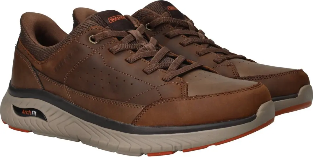 Skechers Slip-ins Arch Fit Crosser Felix - Bruin - Maat 47.5 - afbeelding 2 van 6