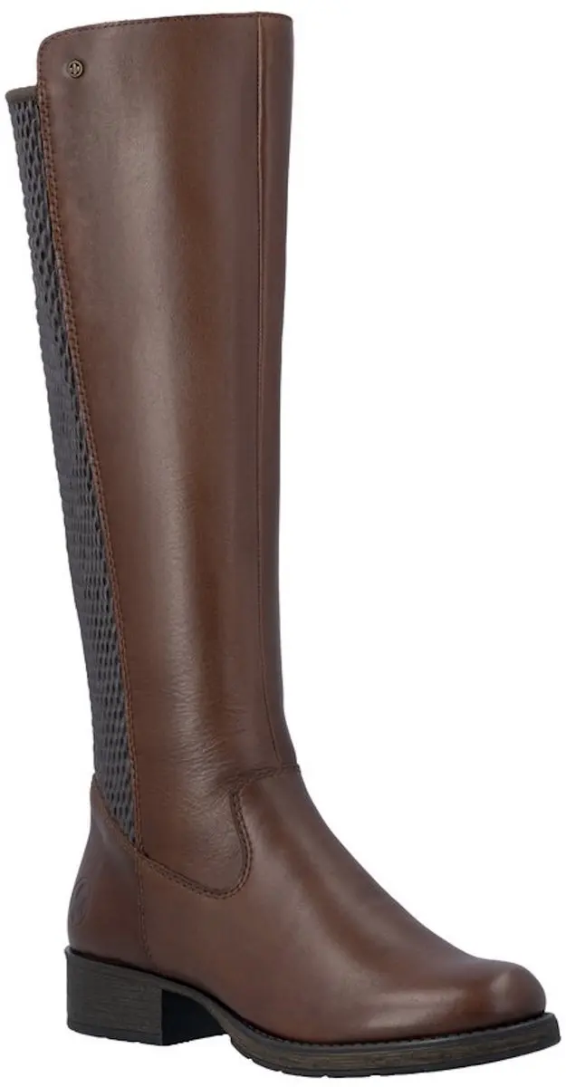 Rieker Z9591 29 Dames Laarzen - Bruin Leder - Maat 39