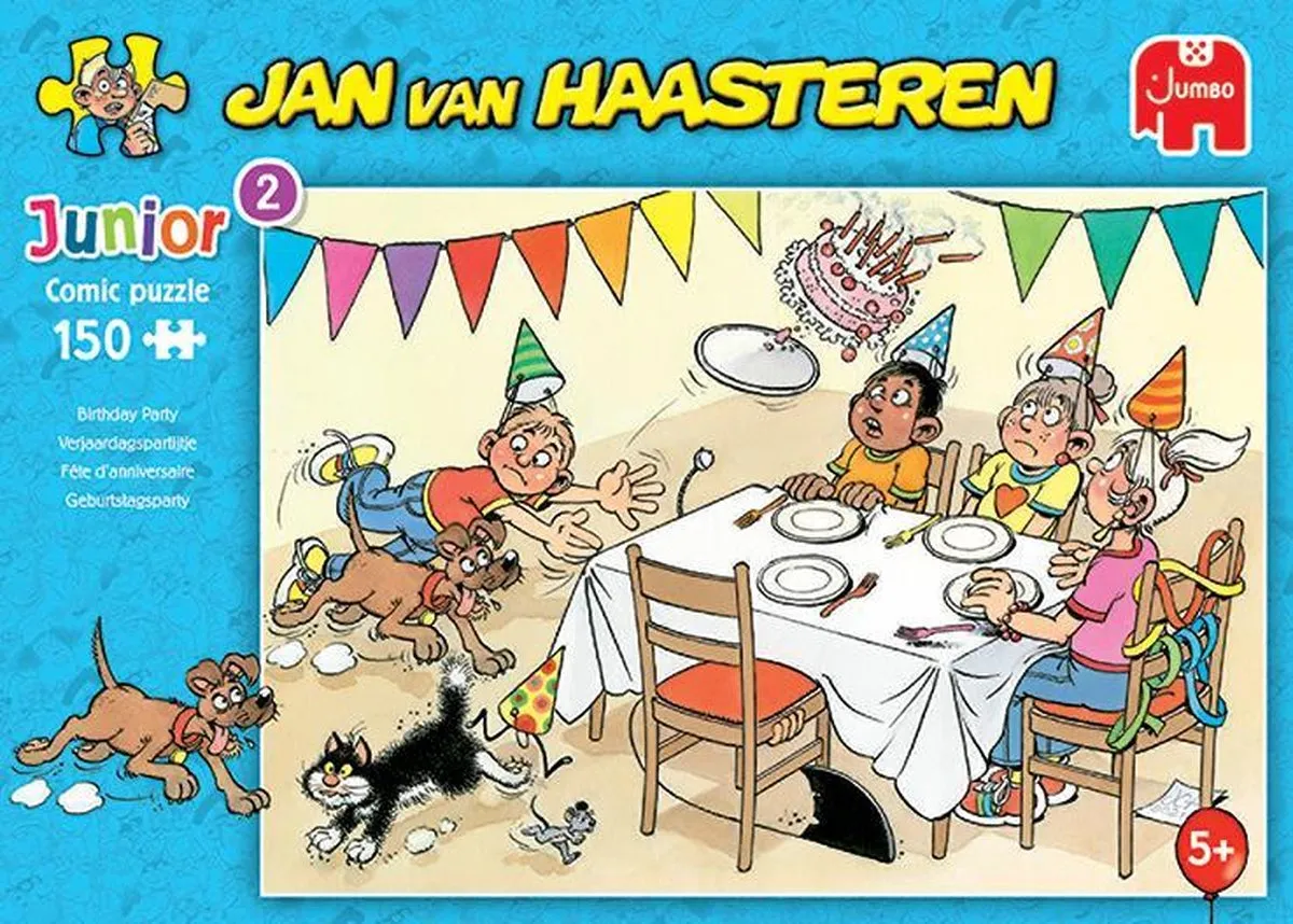 Jan van Haasteren Junior Verjaardagspartijtje Puzzel 150 Stuks