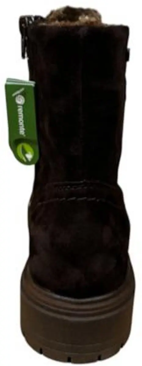 Remonte Suede VTR Rits Vacht 5011 5 - Donkerbruin - Maat 37