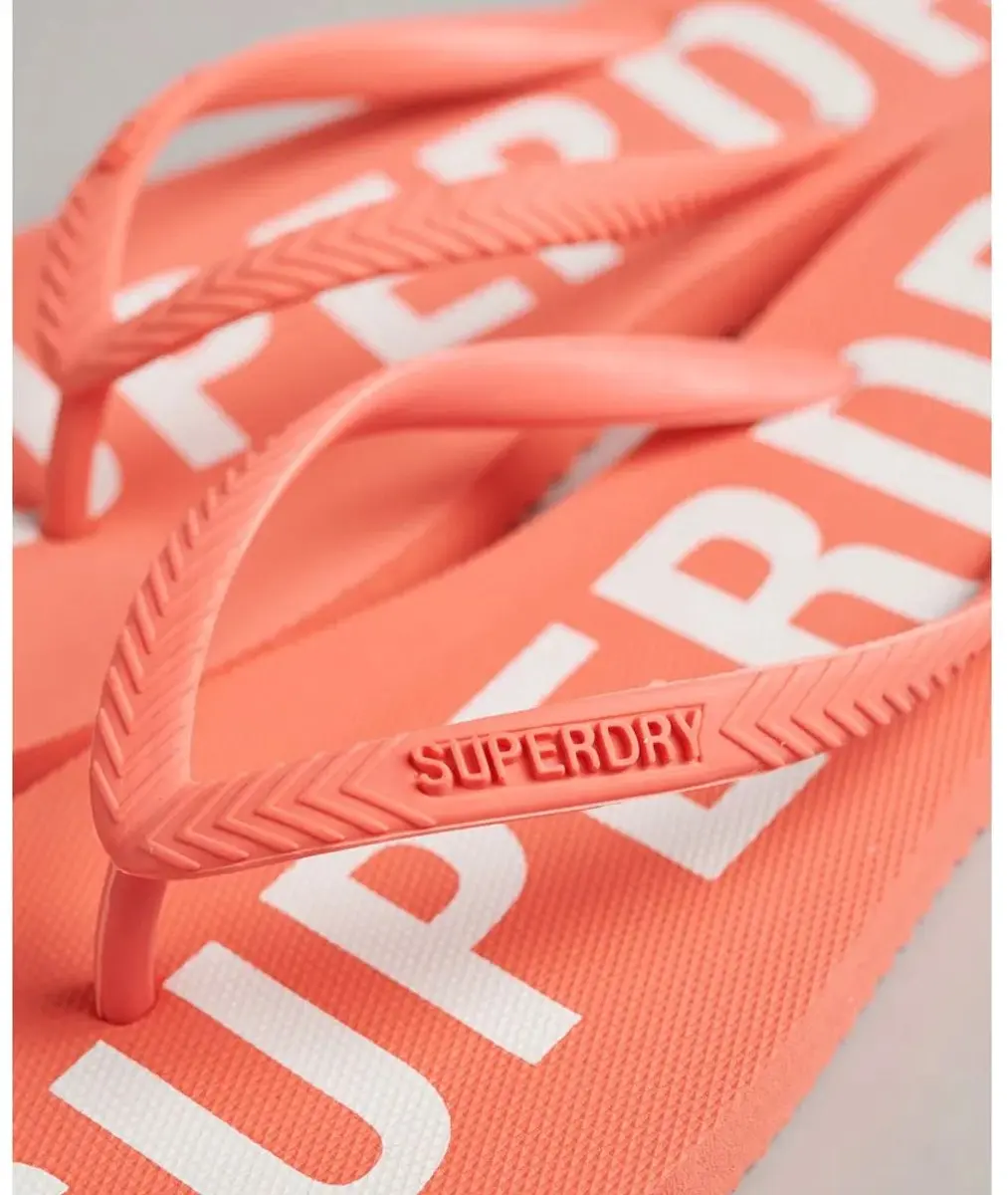Superdry Code Essential Teenslipper PY7 Hyper Fire Coral - afbeelding 3 van 6