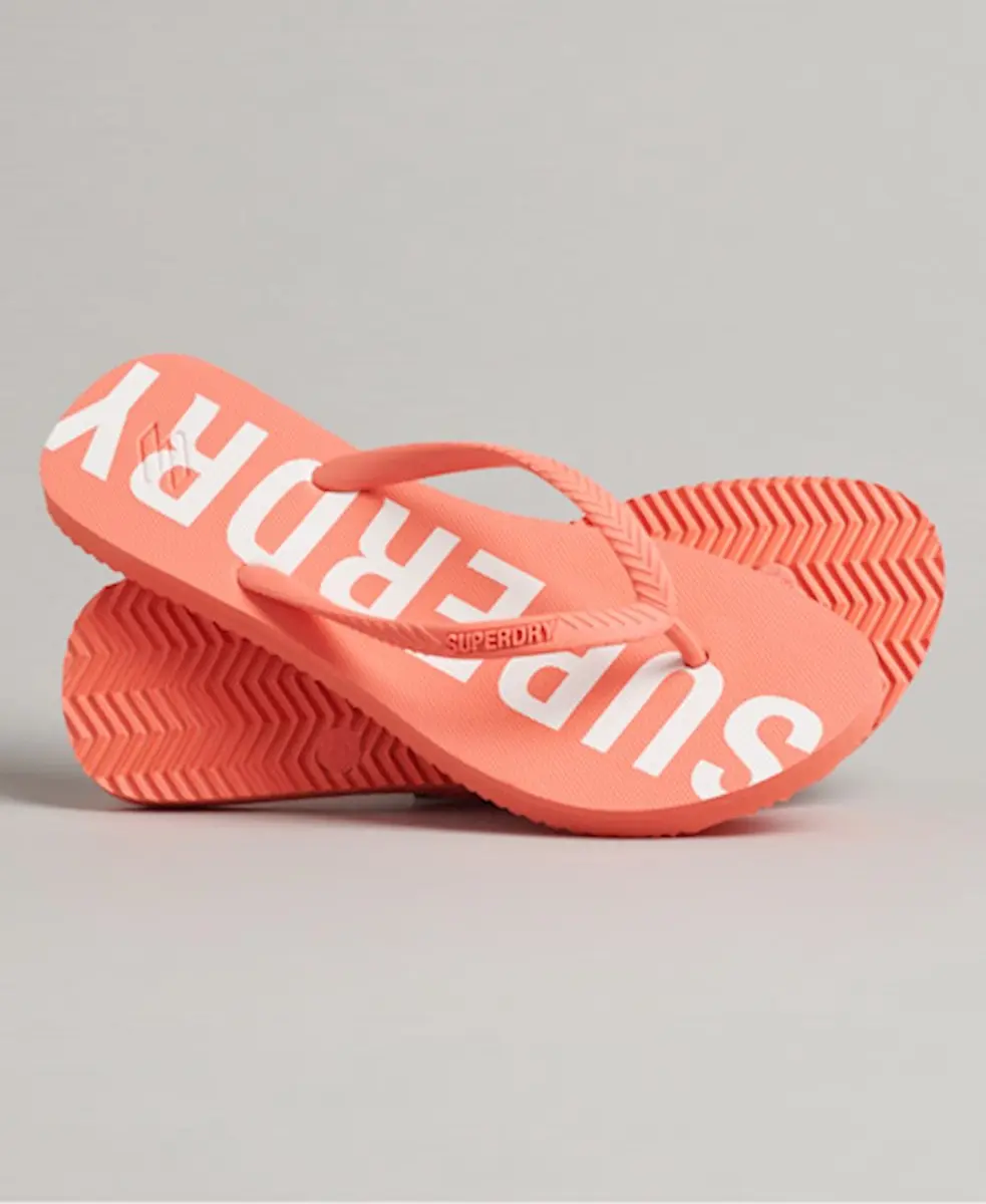 Superdry Code Essential Teenslipper PY7 Hyper Fire Coral