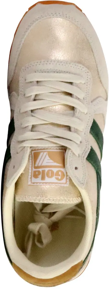 Gola Daytona Blaze Damessneaker - Goud/Beige - afbeelding 3 van 6